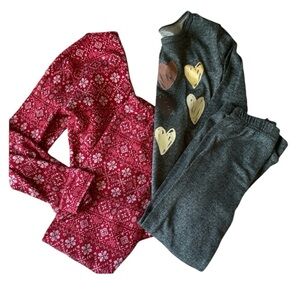 Little Girls Long Sleeve Pajamas Bundle